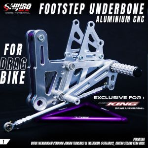 Footstep Underbond Dragbike Yamaha Jupiter MX King Shijiro CNC Project