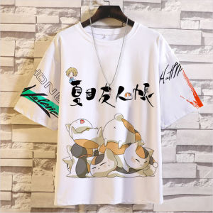 Fashion Half Cat Teacher Male and Female Anime Short-Sleeved T-shirt