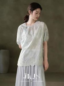 JK&JS | New Zhongshi Style Intellectual Short Sleeve Shirt