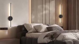 Magnetic Rechargeable 50 Wall Lamp Black Gold For Living Room Bedroom Hallway Study Stairwell Cloakroom LED Lighting Wiring Free