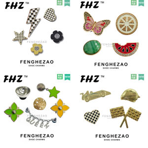 FHZ™ New Crocs Accessories: Hole Shoes, Flower Crocs, Metal Buckles & DIY Jibbitz