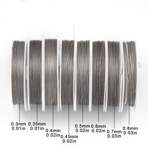 1 Roll Alloy Steel Wire Rope 0.3-0.8mm Wire Cord For DIY Handmade Jewelry Making Bracelet Necklace Craft Accessories Supplies