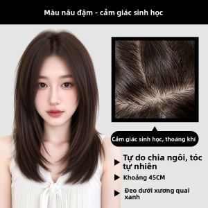 Tóc giả Lace Front tự nhiên cho phụ nữ hói