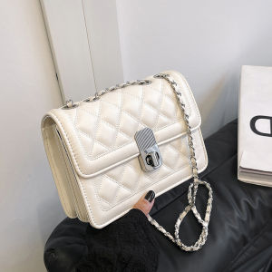 Túi Vuông Nhỏ Thời Trang Cho Nữ Túi Đeo Chéo Lưới Kim Loại Đa Năng Túi Xách Da Tổng Hợp Thời Trang Thu Đông Túi Xách Nhỏ Sang Trọng