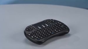 kebidumei | Bàn Phím Không Dây KEBIDUMEI 2.4G Có Bàn Di Chuột Air Mouse Điều Khiển Từ Xa Mini Cho PC Android TV Box - Bàn Phím Tiêu Chuẩn Tiếng Anh Điện Dung