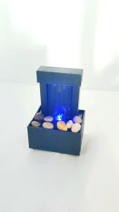 ห้องนั่งเล่น Flow Water Jewelry น้ำพุขนาดเล็ก รับประทานอาหาร Office Desktop คุณภาพ Feng Shui ล้อ ของขวัญ เครื่องประดับเปิด