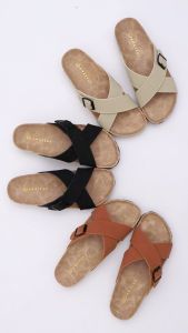 Amazeus GLENDALE Sandal Sendal Tali Wanita Selop Birken Footbed