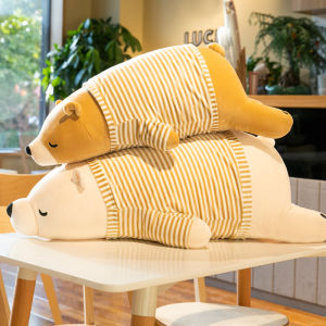 BEBEAR Stuffed Toy Bench Pillow Polar Bear Doll Soft Sleeping Doll Doll Girls Birthday Gifts