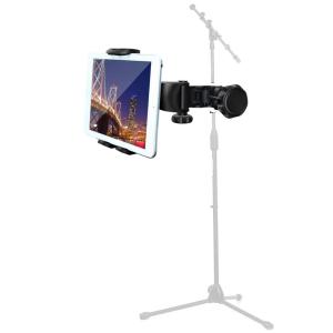 ABC Plastic Mobile Phone Mount Tablet Holder for Microphone Stand for Apple Ipad for iPhone 4.5-12.9 Ereader Kindle Car Mount