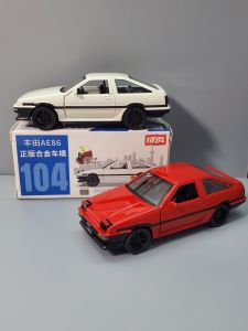 Come True Alloy Car Model 11cm Toyota AE86 67137 Car Door Can Open Warrior Mini