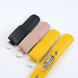 Bộ Dụng Cụ Lấy Ráy Tai Inox 6 Món Có Túi Da PU – An Toàn Tiện Lợi Tái Sử Dụng Nhỏ Gọn Mang Theo - Happy Home 4U