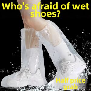 Waterproof Non-slip Thickened Clear Foot Covers