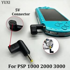 1/2/5/10PCS 5V Type-C to DC Power Charge Convert For PSP 1000 2000 3000 Mini USB C Charging Convert Adapter DC 4.0x1.7mm