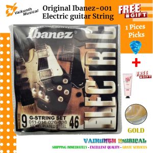 Original Ibanez 001 Electric guitar 6pcs string SET - 1st to 6th strings With FREE PICK