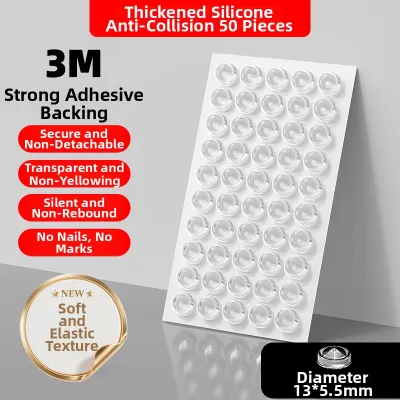 3M | Noise-Reducing Collision-Proof Transparent Thickened Silicone Bumper Strip