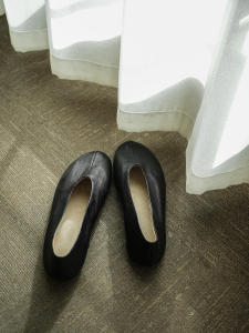 CAIZINI | Leather Flat Shoes for Everyday Wear