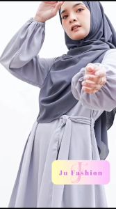 Gamis Amara Terbaru Crinkle Airflow Premium Basic Dress M L XL XXL Busui / Dres Crinkle tunangan Komdangan Terbaru 2023 / Gamis Polos Modern / Baju Muslim Termurah