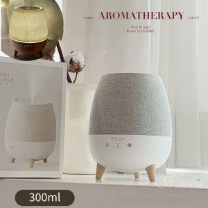Greener เครื่องพ่นอโรม่า 300ml FREE น้ำมันหอมระเหย Aroma Diffuser พ่นไอน้ำ น้ำมันหอมระเหย ARO_peace