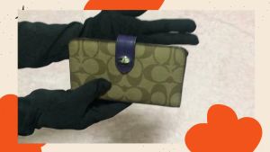 Authentic Quality Original Coach Phone Slim Wallet with Card Case and Photo Slot