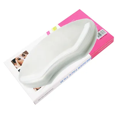 50PCS Self-adhesive Makeup Shower Face Shields Visors Disposable Masks for Hairspray Salon Supplies Hairdressing Tool