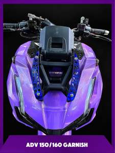 ADV 150/160 Windshield Garnish — Plug and Play | Premium Look | Precise Fitment