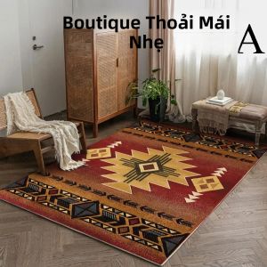 Thảm Trải Sàn Pha Lê Phong Cách Bohemian VIKAMA Chất Liệu Nhung Mềm Mại Chống Trơn Trượt Chống Bám Bẩn Giặt Máy Được Trang Trí Nhà Cửa Thảm Bàn Trà Dùng Trong Nhà