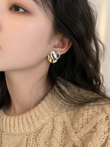 S925 Silver Needle Unique Design Geometric Ear Cuff Bright Finish Womens Fashion Jewelry Minimalist Style Personality High