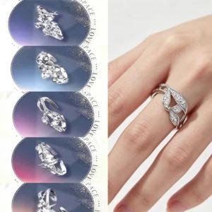 Bandai | Love And Deepspace Xavier Zayne Rafayel Sylus Caleb Wedding Ring Anime Cosplay Adjustable Rings Halloween Party holiday gift