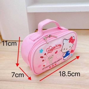 กระเป๋าดินสอ กระเป๋าเครื่องเขียน กระเป๋าเครื่องสำอางค์ SANRIO งานแท้ น้ำเติม ขนาด 19×12×6 cm