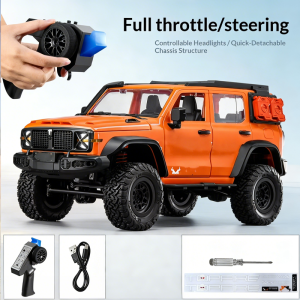 MN MODEL | MN‑300 1:12 4WD Fully Proportional RC Crawler 2.4G Remote Control Off-Road Climbing Car Model Toy Hobby Present for Adult & Kids