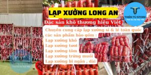 Lạp xưởng tươi truyền thống 1KG  hương vị gia truyền lượng thịt nạc nhiều ít béo đặc sản Cai Lậy Seavina Foods