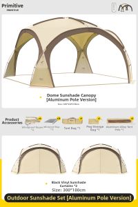 The Primitive | Waterproof Sun Shade Camping Tent
