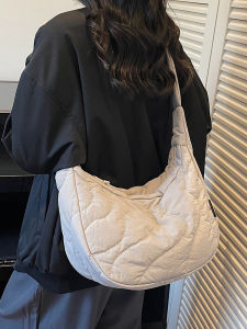 TANGKOU | Big Capacity Womens Bag 2025 New Autumn and Winter Commuter Crossbody Japanese Korean Style Cloud Shaped