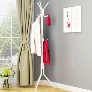 2/3/4 Row Bedroom Clothes Hanger Drying Rack Coat Rack Floor Household Bedroom Wardrobe Simple Clothes Hanger