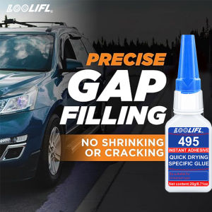 495 strong adhesive suitable for center console bumper mudguard door frame sealing strip DIY car interior repair etc.