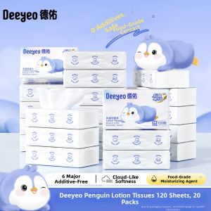 DEYOU | Moisturizing Baby Soft Tissue 120 Pieces