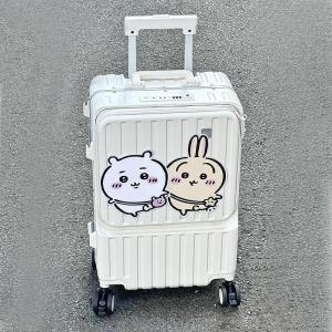 ฉลากตกแต่งกระเป๋าเดินทาง Chiikawa Uzaki ป้องกันรอยขีดข่วน ฉลากกันน้ำ ลายการ์ตูน สำหรับเด็กและเยาวชน
