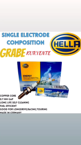 SPARK PLUG FOR Kawasaki Bajaj Discover 200 HELLA SINGLE ELECTRODE COMPOSITION SPARK PLUG (CD12RN-7) | High Quality