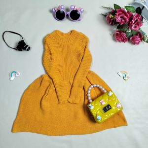 DRESS RAJUT ANAK PEREMPUAN ZASMIN 2 3 4 THN
