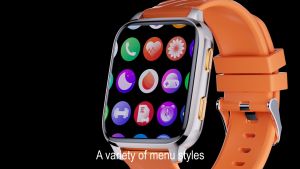 Fashion Smart Watch FW12 Bluetooth Call Wristwatch 1.85"HD Large Touch Screen Health Monitoring Men Women Sport Smartwatch