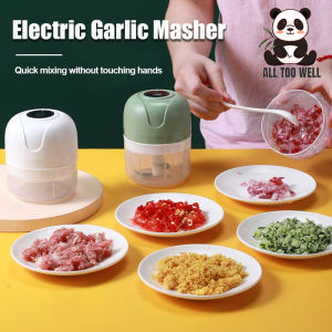 250ML Wireless Mini Garlic Grinder Food Chopper Onion Ginger Masher Electric Garlic Food