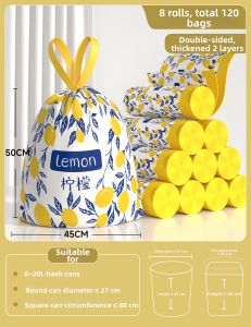 ReeDoon | Extra Thick Large Scented Kitchen Garbage Bags Drawstring