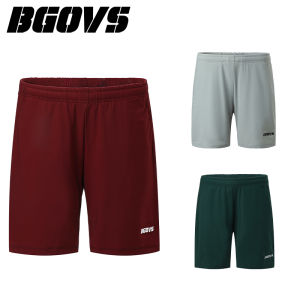 2024 New South Korea Bgovs Badminton Clothing: Men & Women's Same Sports Couple Sweat-Absorbent Quick-Drying 4 Points Shorts 3 Colors