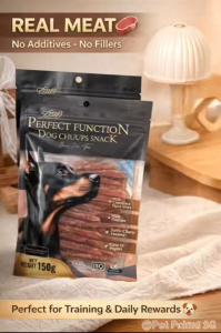 Dog Training Treats 150g Soft Jerky | Chicken Duck Real Meat Snack | Healthy High Protein No Additives