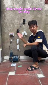 Rơle 12V chống giật phao bơm an toàn cho gia đình