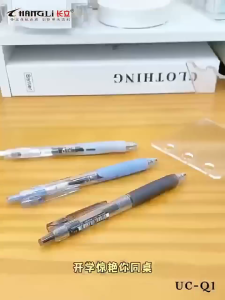 ปากกา COD กดปากกาเป็นกลาง ปากกาเจล 0.5mm CST ปลายปากกา ปากกา quantum ปากกาเขียนแห้งเร็ว ปากกาดํา