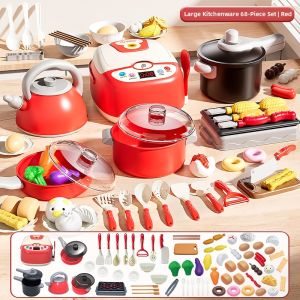 WANJUTEGONGDUI | Simulation Cooking Set for Roleplay Toys Kitchen