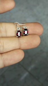 T48ต่าวหูเงินแท้พลอยโกเมนแท้พร้อมส่ง