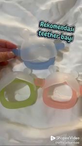 Aoduoyaya Teether Bayi Silikon Food Grade Bahan Lembut Dapat direbus dan disterilkan