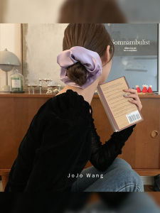 Ultra Large Fat Bow Knot Hair Accessories High Elasticity Hair Ties Original Design Non-Tessellated Material from Jojo Wang